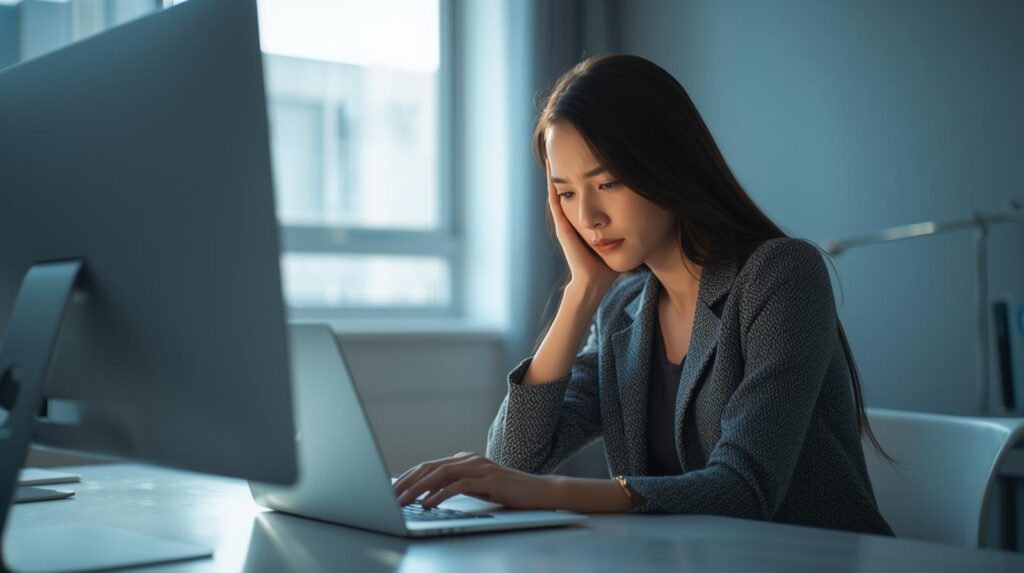 白く見えた画面の夜に